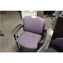 PURPLE STACKING CHAIR