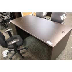 DARK WALNUT EXECUTIVE DESK