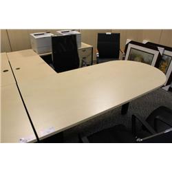MAPLE U-SHAPED EXECUTIVE DESK