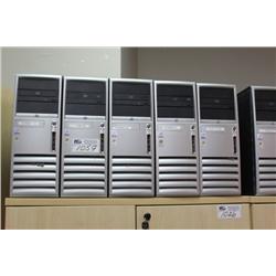 LOT OF 12 HP P4 COMPUTERS