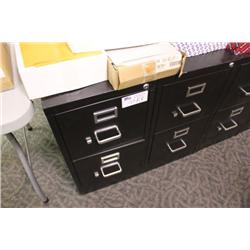 BLACK 2 DRW. FILE CABINET