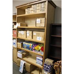LARGE MAPLE BOOKSHELF