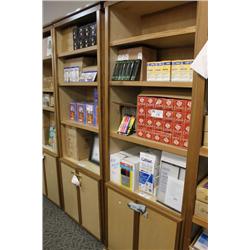 LARGE MAPLE BOOKSHELF