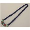 Image 1 : Cobalt Blue Beaded Necklace by Kills Thunder