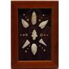 Image 1 : Framed New Mexico Arizona Arrowheads