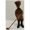 Image 1 : Italian Hand Carved Wooden Golfer