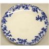 Image 1 : Antique English Olympia Flow Blue Serving Plate