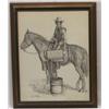 Image 3 : 3 Framed Cowboy Prints by Jim Daly