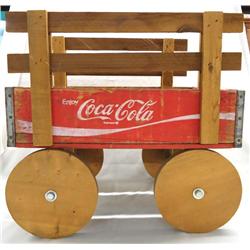Vintage Coca-Cola Box Wagon
