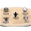 Image 2 : 9 Silver Rings Southwestern & Other