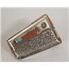 Image 1 : Navajo/Creek Silver Inlay Buckle by David Tune