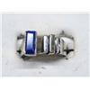 Image 2 : Navajo Contemporary Silver Lapis and Gold Ring