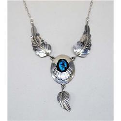 Navajo Sterling Silver Turquoise Necklace