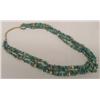 Image 1 : Navajo Turquoise Nuggets Heishi 3 Strand Necklace