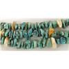 Image 2 : Navajo Turquoise Nuggets Heishi 3 Strand Necklace