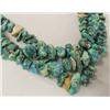 Image 3 : Navajo Turquoise Nuggets Heishi 3 Strand Necklace