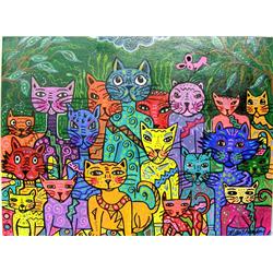 Original Acrylic Painting by Kills Thunder