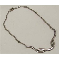 Silver Necklace from Taxco Mexico Hallmarked
