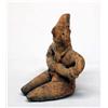 Image 2 : Pre-Columbian Clay Sitting Man Statue