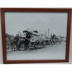 1910-20s Photographic Print TEXAS OIL Co. Wagon