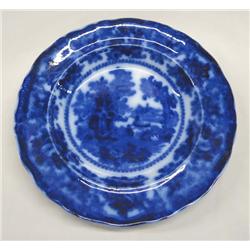 Antique English Flow Blue Stone China W. Adams Co.