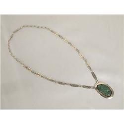 Navajo Seafoam Godber Mine Turquoise Necklace