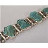 Image 3 : Navajo Sea Foam Godber Turquoise Link Bracelet