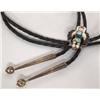 Image 1 : Zuni Silver Inlay Knifewing Bolo Tie by Beyuka