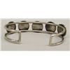 Image 3 : Zuni Sunface Inlay Silver Bracelet