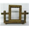 Image 3 : Antique Carved Wood Devotional Frame and Crosses