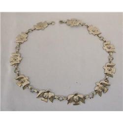 Navajo Nickel Silver Thunderbird Concho Belt