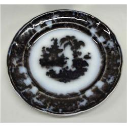 Antique Flow Blue Corean PW & Co Plate