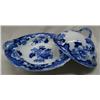 Image 2 : Antique Candia Flow Blue Serving Dish With Lid
