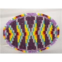 Apache Beaded Belt Buckle