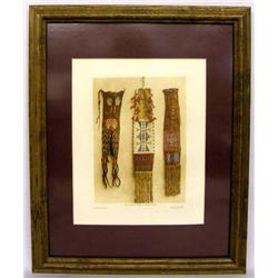 Framed Numbered Print of E. S. Curtis Photograph