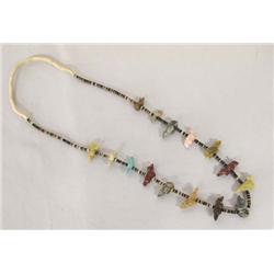 1930 Navajo Stone Fetish Single Strand Necklace