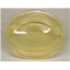 Image 1 : Antique Yellow Depression Glass Platter