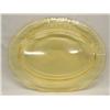 Image 2 : Antique Yellow Depression Glass Platter