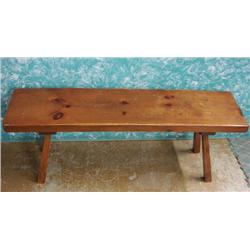 Solid Pine Wood Bench MUST BE PICKED UP