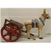 Image 1 : Vintage Mexican Burro With Cart MUST BE PICKED UP