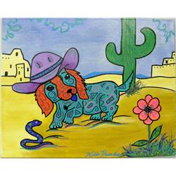 Original Acrylic Painting by Kills Thunder