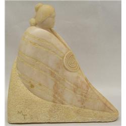 1984 Navajo Carved Marble Woman Hallmark MT