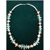 Image 1 : Vintage Santo Domingo Turquoise Shell Necklace