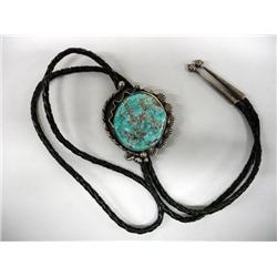 1950s Navajo Silver & Turquoise Bolo