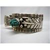 Image 2 : 1960-70 Navajo Silver Turquoise Watch Band