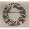 Image 1 : Vintage Navajo Sandcast Sterling Silver Pin