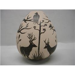 Mata Ortiz Sgraffito Jar by Angel Guerrero Trillo