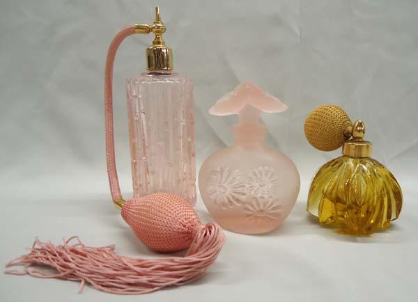 3 Vintage Perfume Bottles