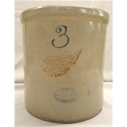 Vintage Red Wing #3 Crock