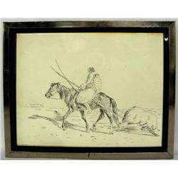 Original Sketch for Painting by John Howard Martin